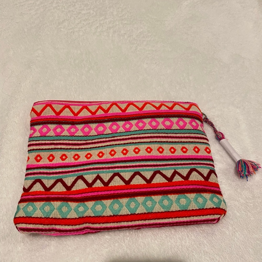 Makeup Bag with Tassel zipper